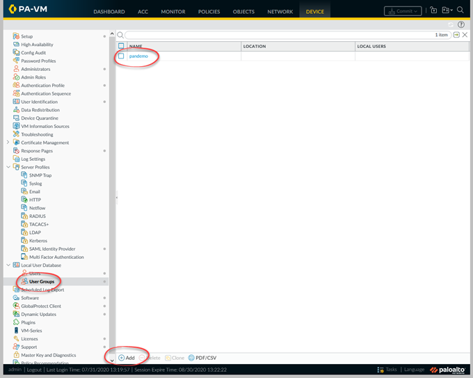 Palo Alto Networks User-ID (Data) Redistribution