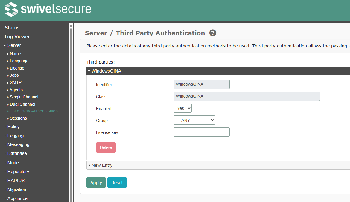 Third Party Authentication